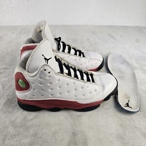 Nike Air Jordan 13 XIII Retro Chicago White/Red 414571-122  SZ 11 One Insole